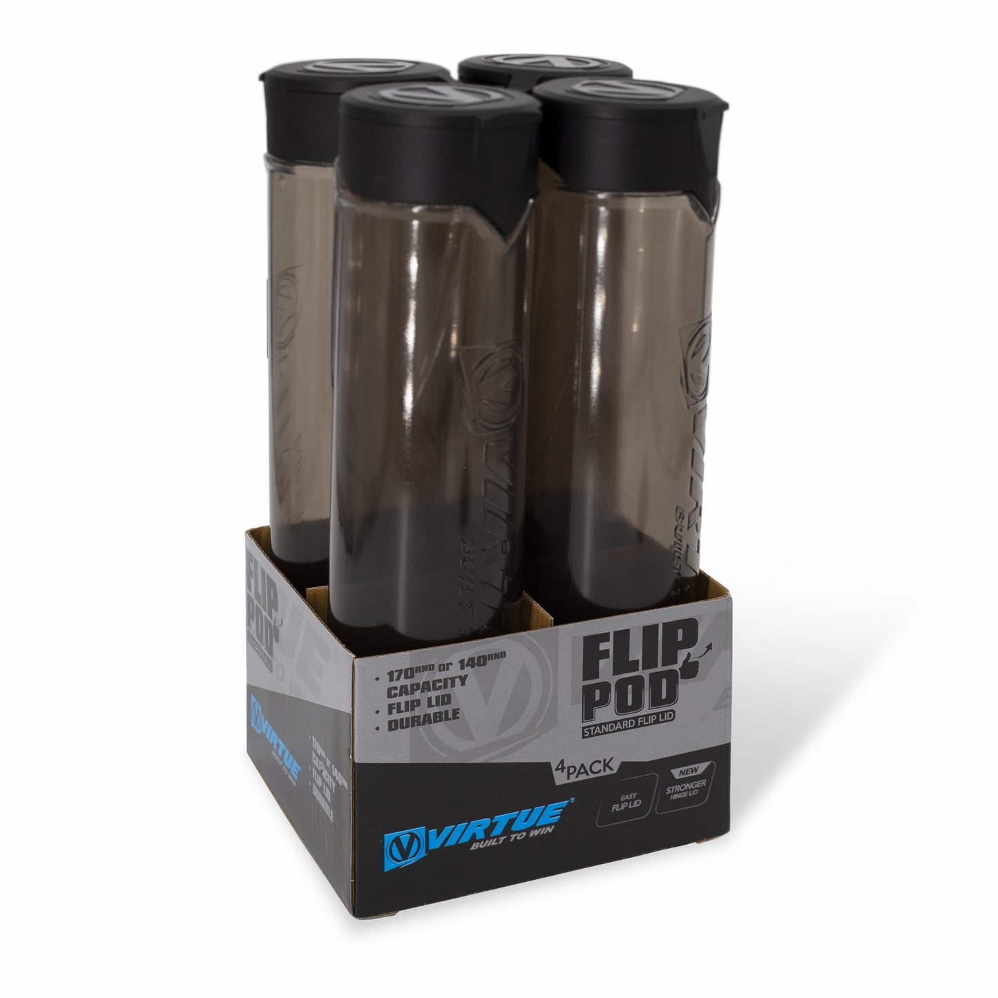 Virtue Flip 170 Round Pods - Smoke 4-Pack