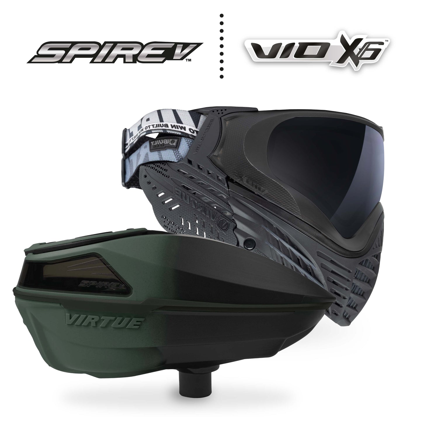 Virtue Spire V + VIO X6 Combo - Olive Black Storm