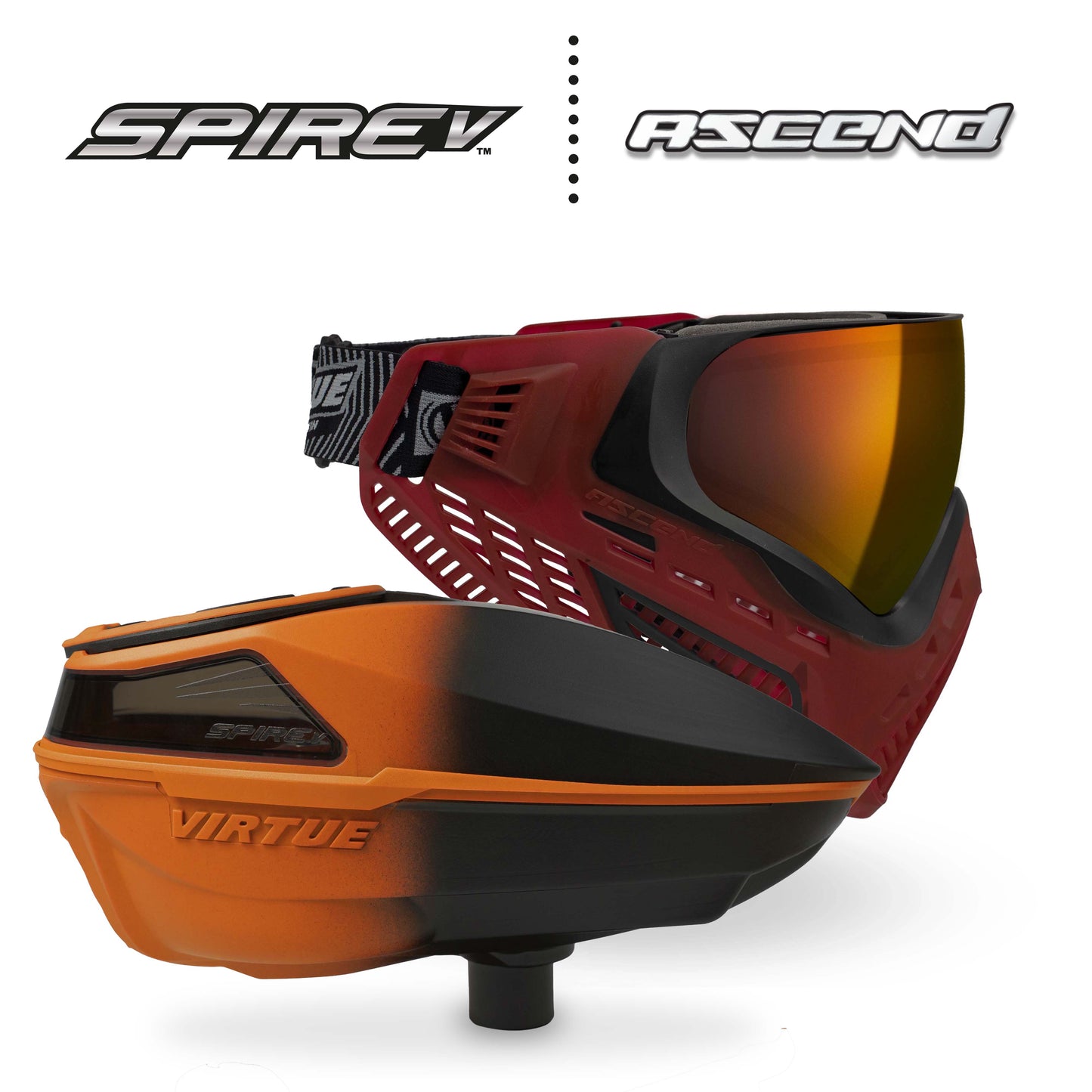 Virtue Spire V + VIO Ascend Combo - Orange Black Fire