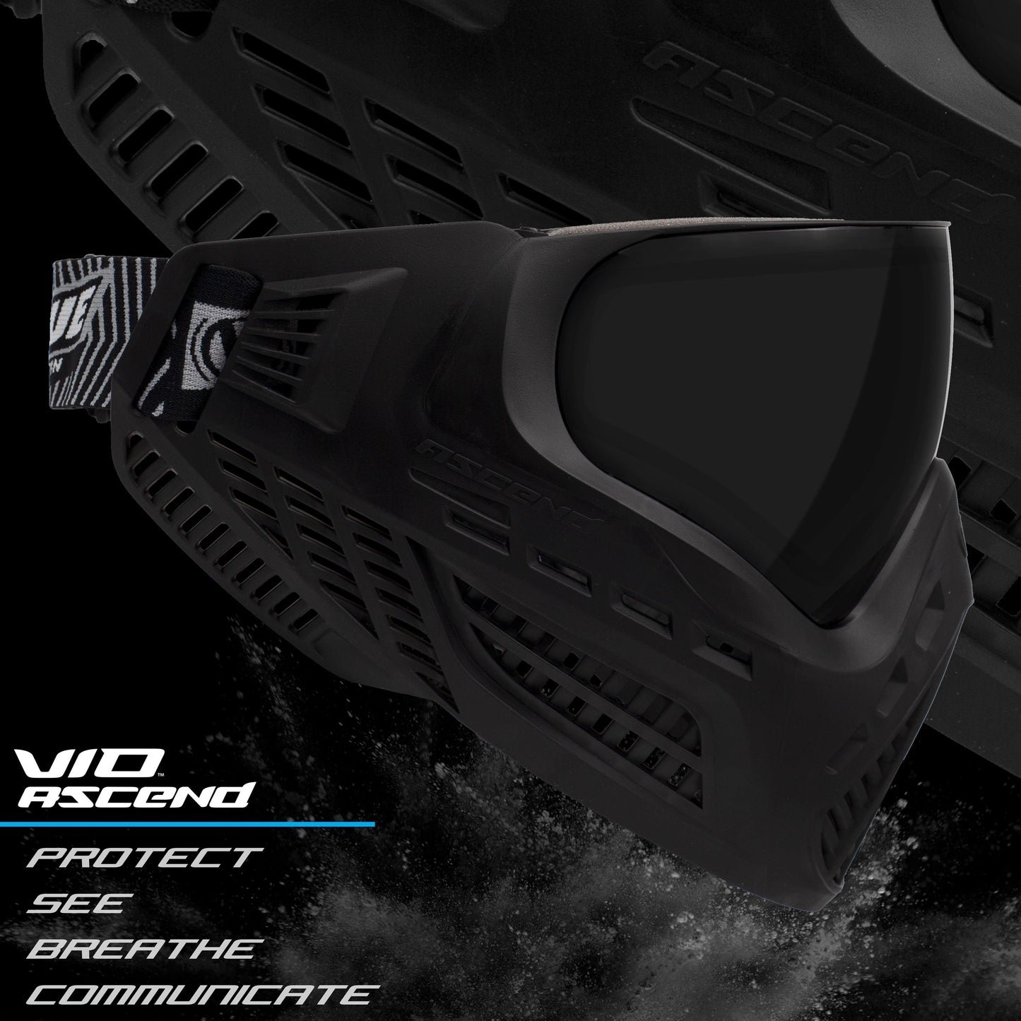 Virtue Spire V Loader - Black & VIO Ascend Goggle - Black Bundle