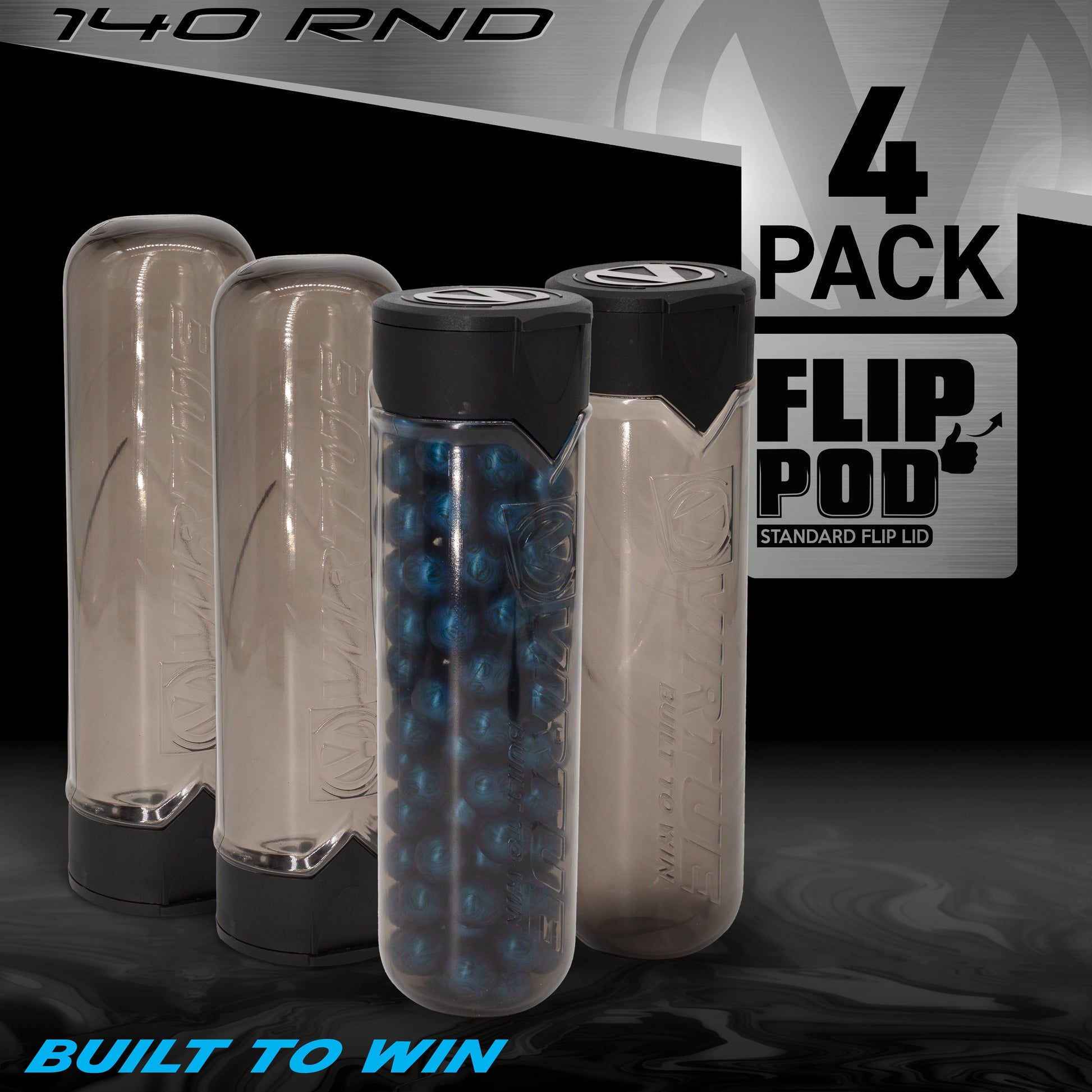 Virtue Flip 140 Round Pods - Smoke 4-Pack Virtuepb.com | Built to Win USA Virtue Flip 140 Round Pods - Smoke 4-Pack Virtuepb.com | Built to Win USA