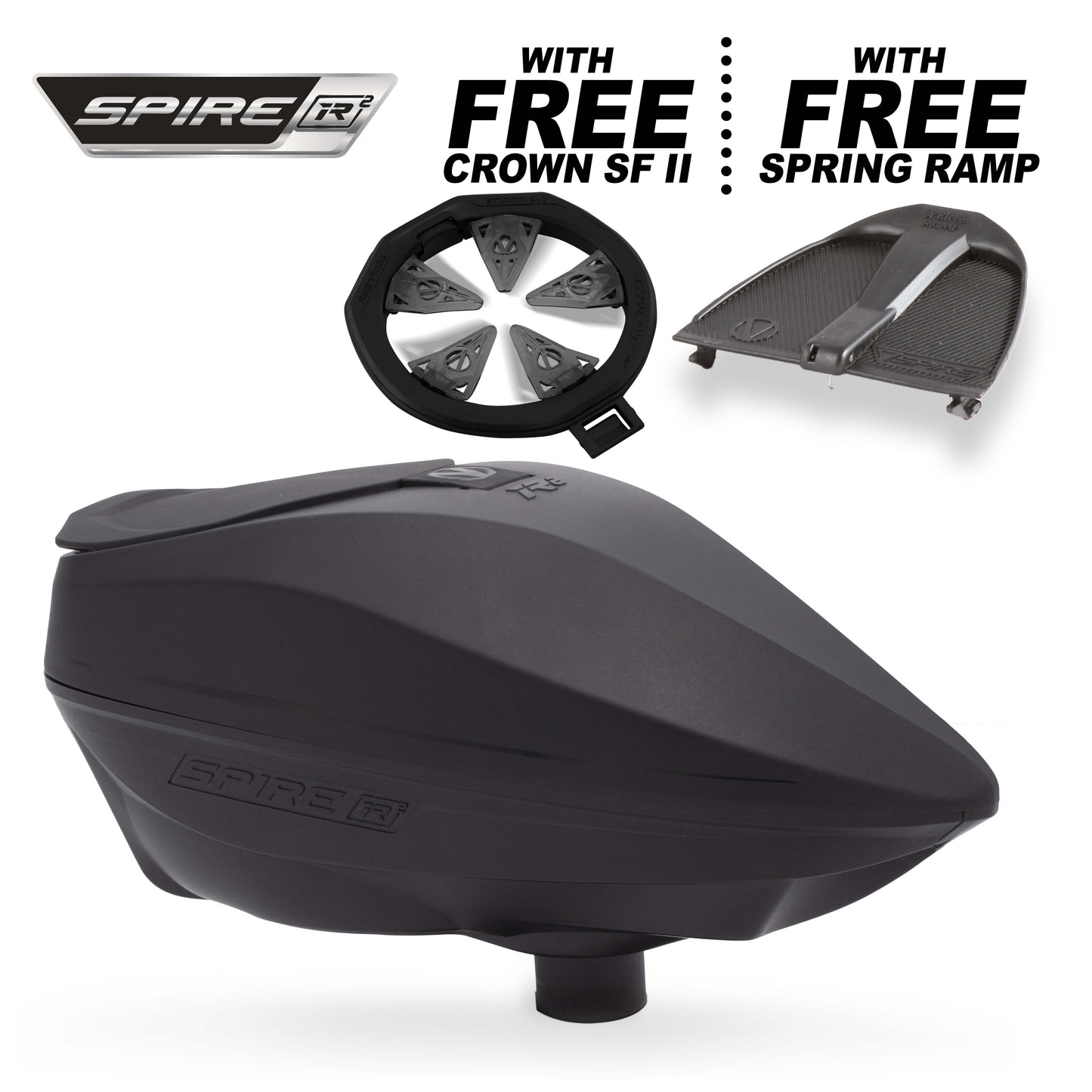 Virtue Spire IR² Loader - Black includes Free CrownSF II & Free Spring Ramp