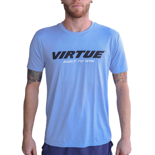 Virtue Built to Win Performance T-shirt - Stone Blue