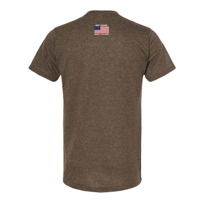 Virtue 250 Years Built to Win | War Champs Tshirt - Espresso Heather