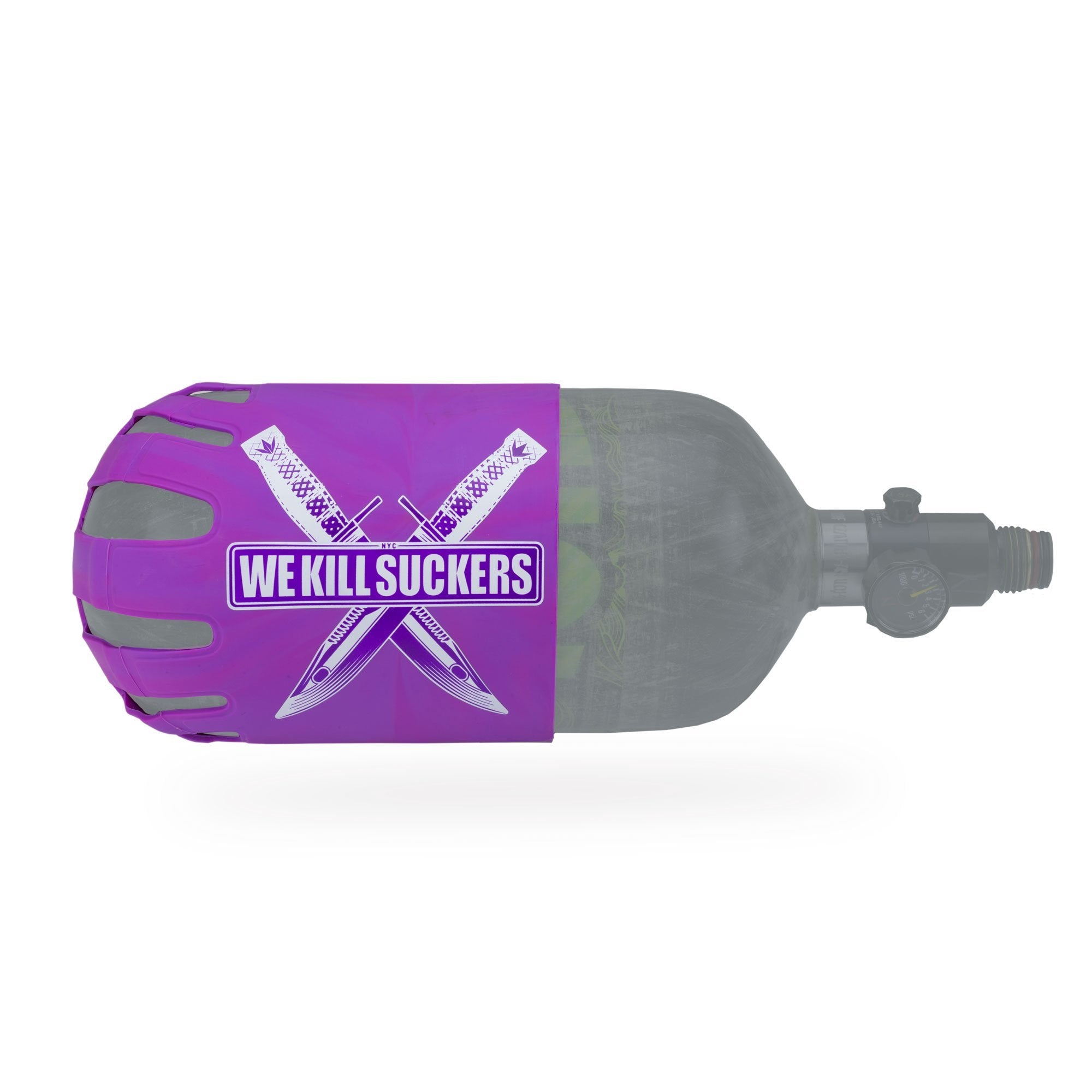 Bunkerkings - Knuckle Butt Tank Cover - WKS Knife - Purple
