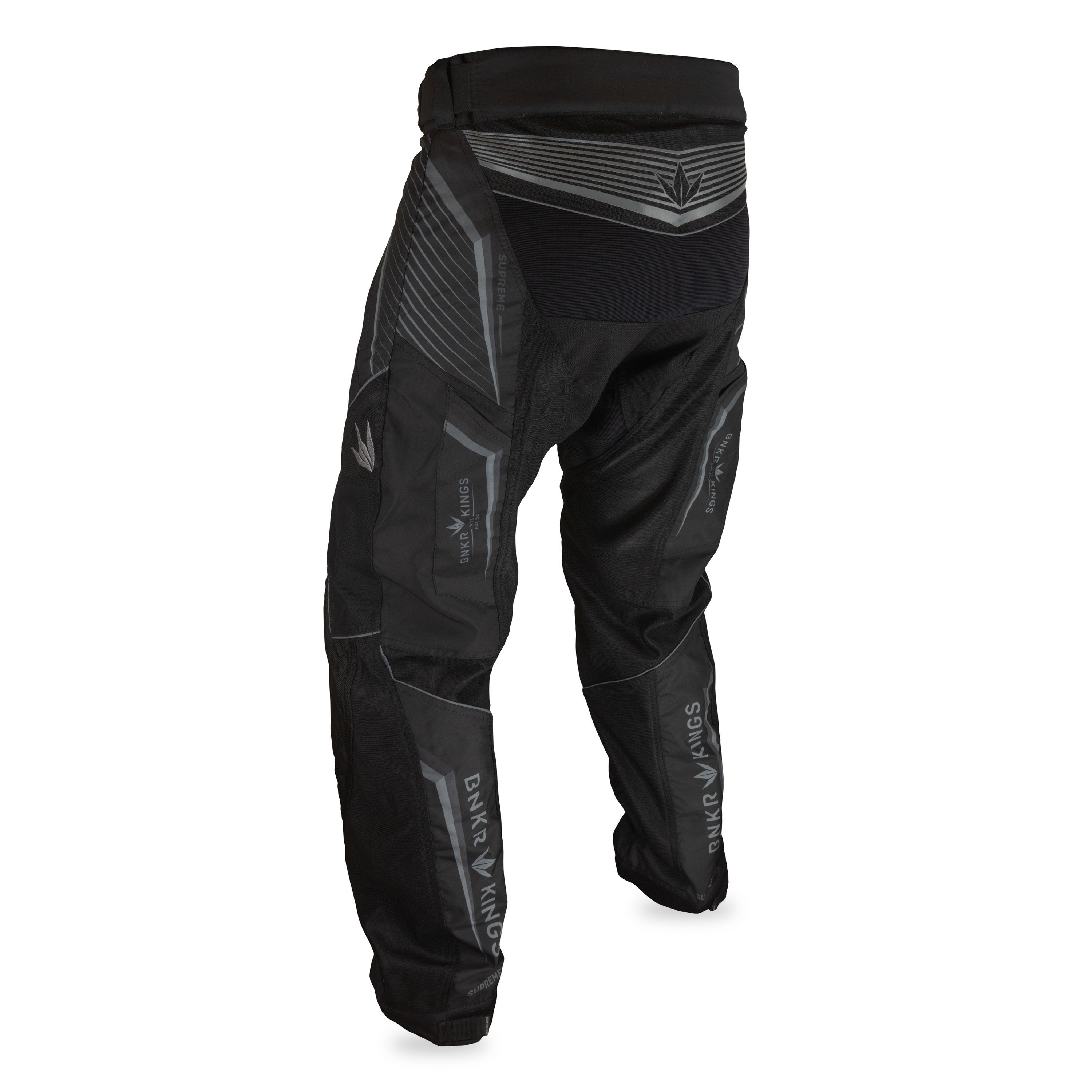 Supreme Paintball Pants | Black Bunkerkings V2 Padded Gear