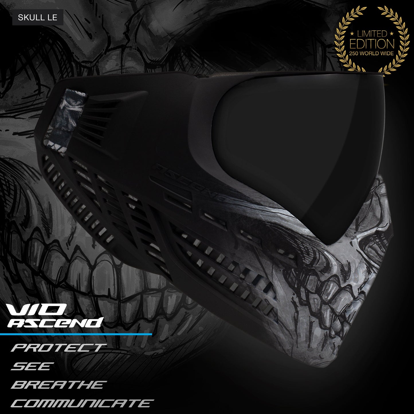 VIO Paintball Masks, Virtue Ascend Thermal Antifog Goggle –