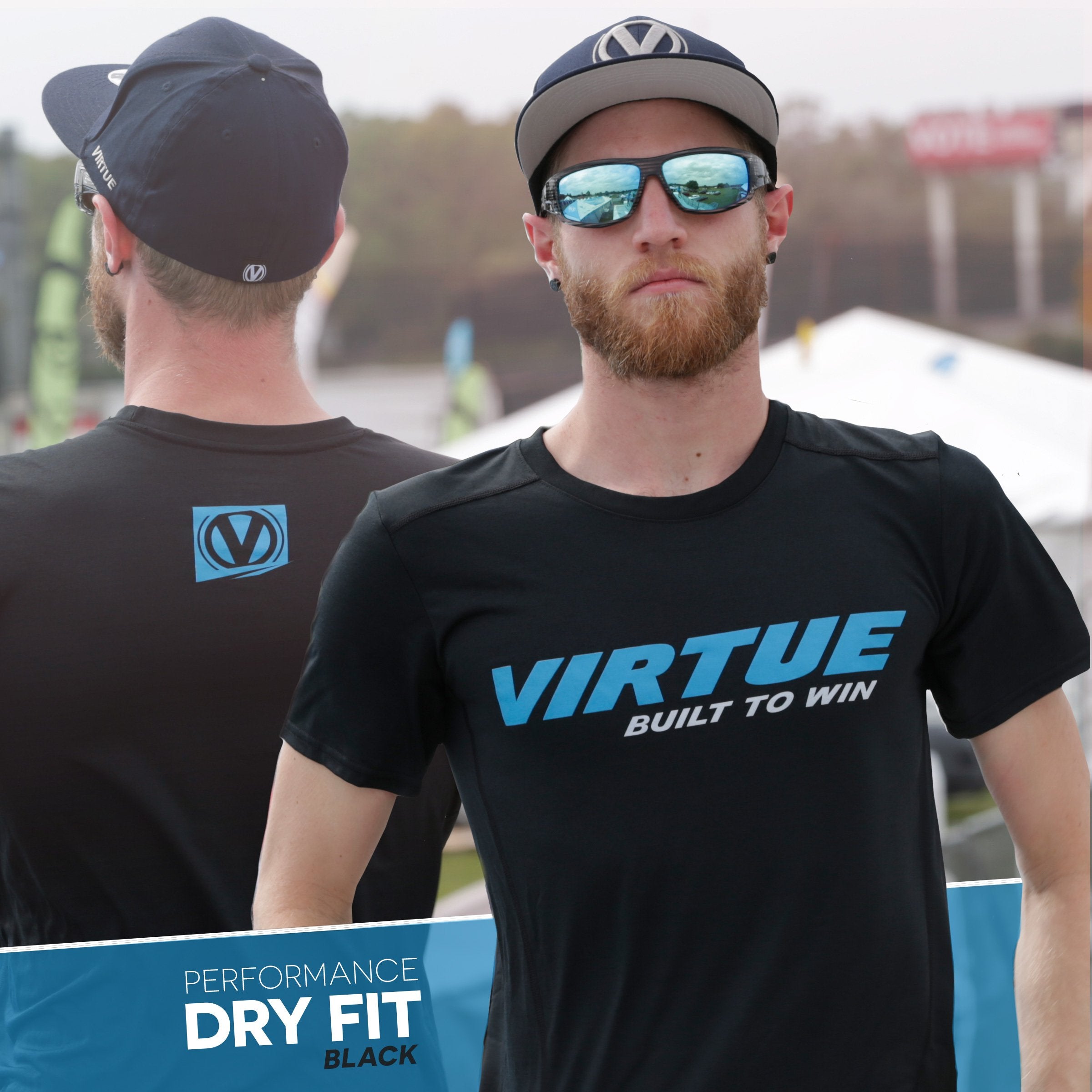 Virtue Proformance Dry Fit Shirt - Iconic - Black