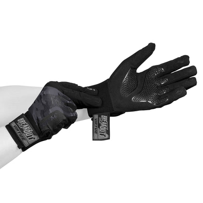 Virtue Breakout Gloves - Ripstop Full Finger - Black Camo