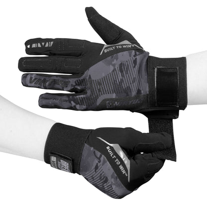 paintball handschuhe Breakout Paintball Gloves | Black Camo Virtue Full Finger Ripstop – Virtuepb.com